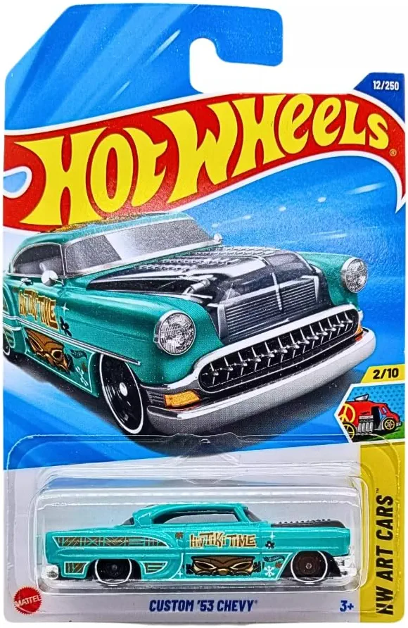 Hot Wheels Custom 53 Chevy, Teal, HW Art Cars Collection 2/10