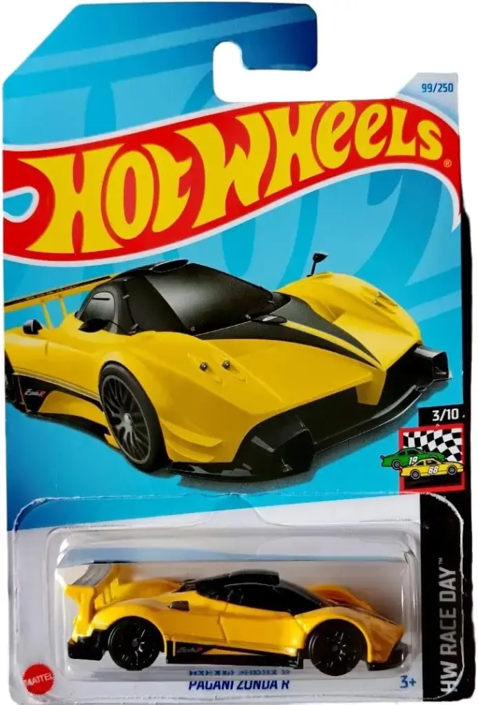 Hot Wheels Pagani Zonda R HW Race Day Ages 3 and Up (Yellow)